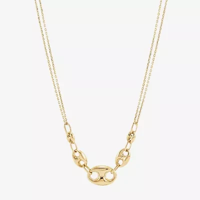 Limited Quantities! Womens 10K Gold 18 Inch Pendant Necklace