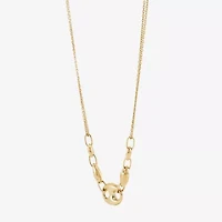 Limited Quantities! Womens 10K Gold 18 Inch Pendant Necklace