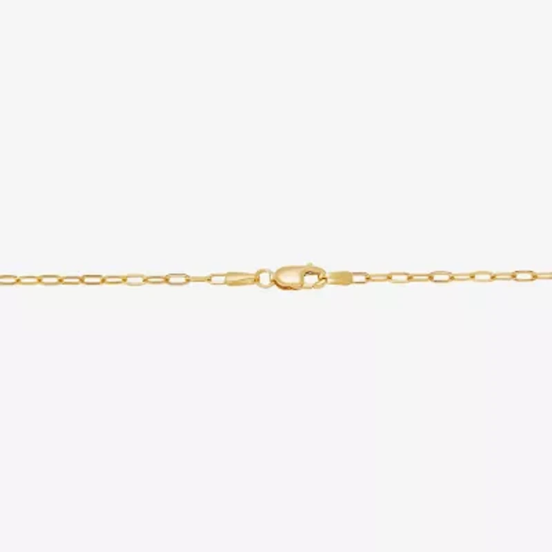Limited Quantities! Womens 14K Gold 18 Inch Paperclip Chain Necklace