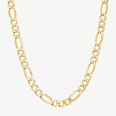 Limited Quantities! Womens 14K Gold 26 Inch Figaro Chain Necklace