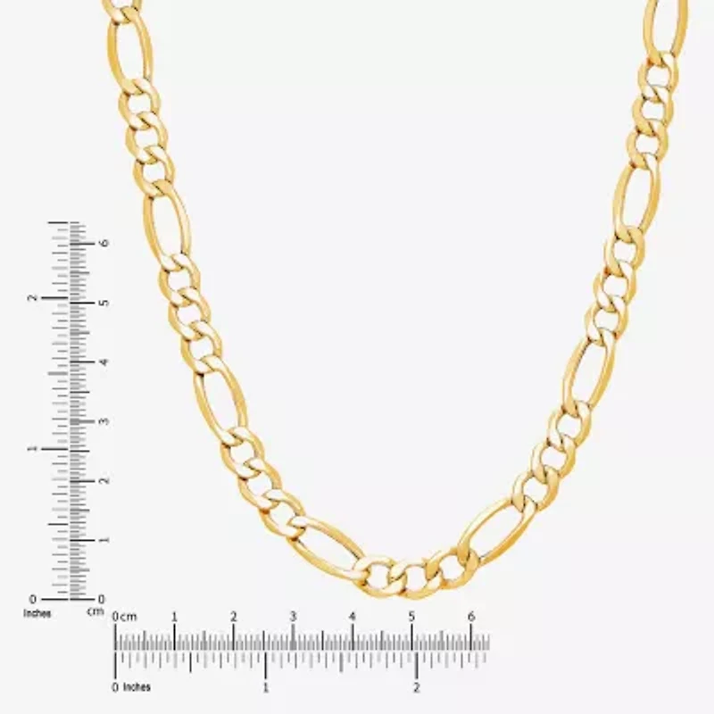 Limited Quantities! Womens 14K Gold 26 Inch Figaro Chain Necklace