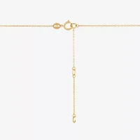 Limited Quantities! Womens 10K Gold Heart 17 Inch Pendant Necklace