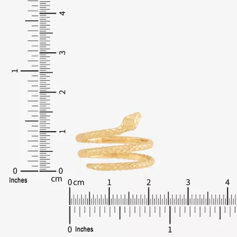 Limited Quantities! Snake Womens 10K Gold Band