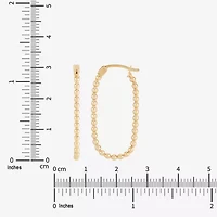 Limited Quantities! Womens 10K Gold 31mm Hoop Earrings