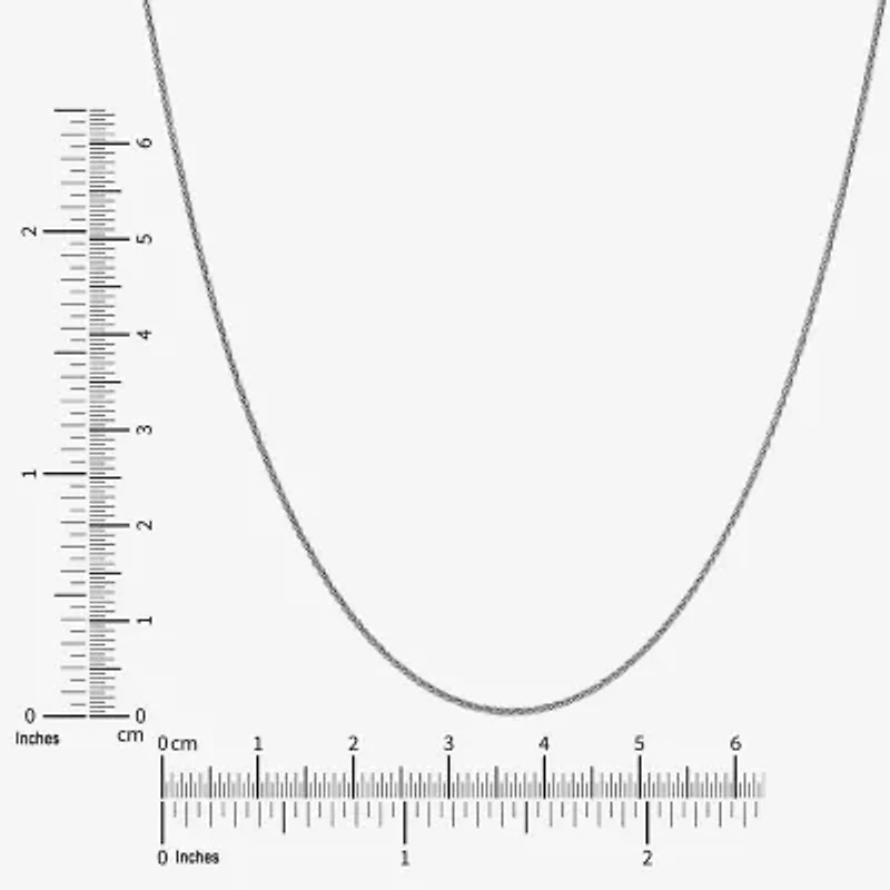 Limited Quantities! Womens 14K White Gold 18 Inch Wheat Chain Necklace