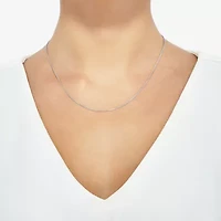 Limited Quantities! Womens 14K White Gold 18 Inch Wheat Chain Necklace