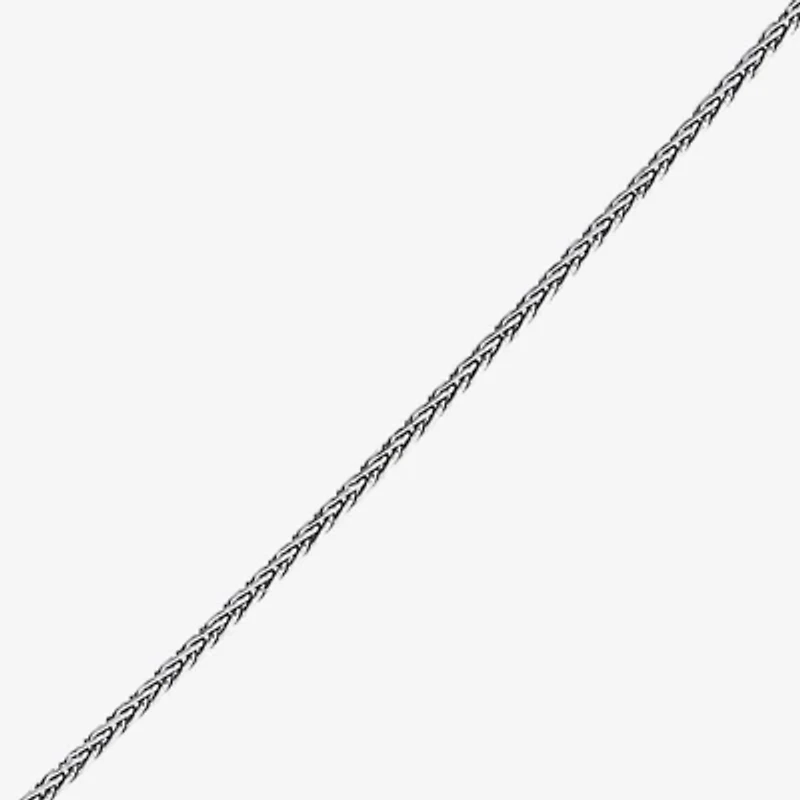 Limited Quantities! Womens 14K White Gold 18 Inch Wheat Chain Necklace