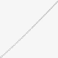 Limited Quantities! Womens 10K White Gold 18 Inch Cable Chain Necklace