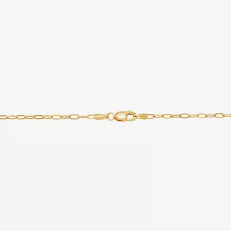 Limited Quantities! Womens 14K Gold 22 Inch Paperclip Chain Necklace