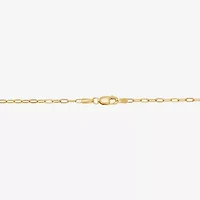 Limited Quantities! Womens 14K Gold 22 Inch Paperclip Chain Necklace