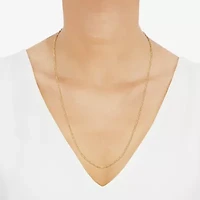 Limited Quantities! Womens 14K Gold 22 Inch Paperclip Chain Necklace