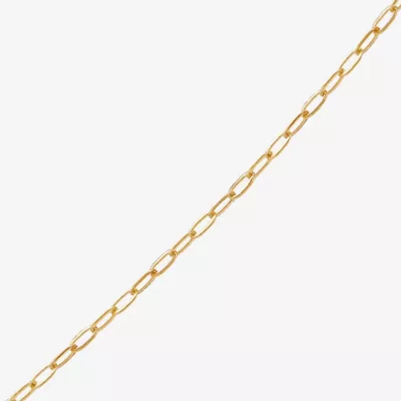 Limited Quantities! Womens 14K Gold 22 Inch Paperclip Chain Necklace