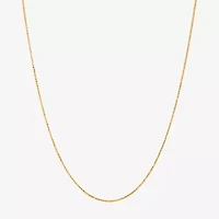 Limited Quantities! Womens 14K Gold 16 Inch Spiga Chain Necklace