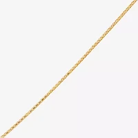 Limited Quantities! Womens 14K Gold 16 Inch Spiga Chain Necklace