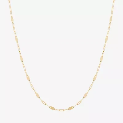 Limited Quantities! Womens 14K Gold 18 Inch Fashion Chain Necklace