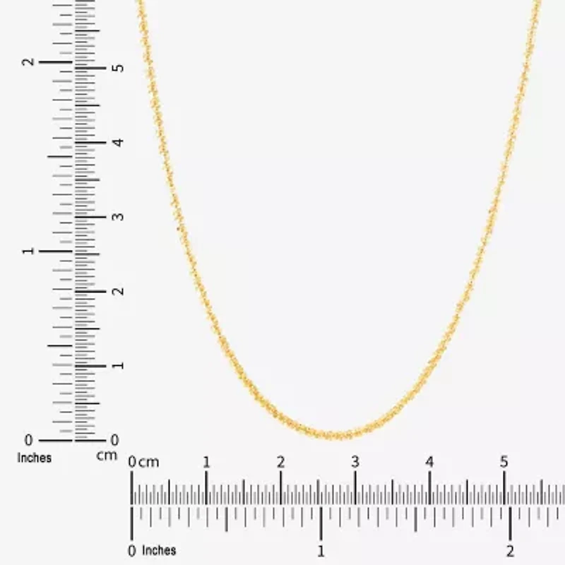 Limited Quantities! Womens 14K Gold 16 Inch Fashion Chain Necklace