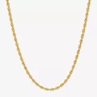 Limited Quantities! Womens 14K Gold Inch Rope Chain Necklace