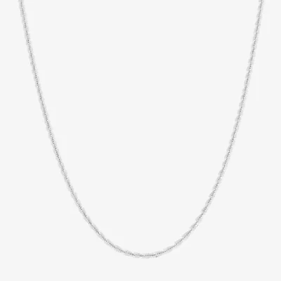 Limited Quantities! Womens 14K White Gold 20 Inch Fashion Chain Necklace