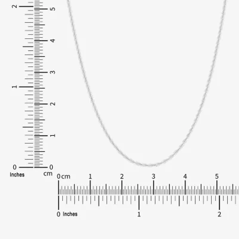 Limited Quantities! Womens 14K White Gold 20 Inch Fashion Chain Necklace