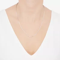 Limited Quantities! Womens 14K White Gold 20 Inch Fashion Chain Necklace