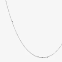 Limited Quantities! Womens 14K White Gold 20 Inch Fashion Chain Necklace