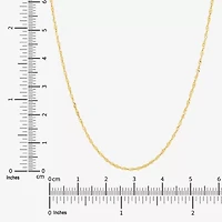 Limited Quantities! Womens 14K Gold 16 Inch Singapore Chain Necklace