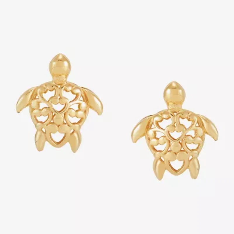 Limited Quantities! 14K Gold 11.3mm Stud Earrings