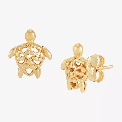 Limited Quantities! 14K Gold 11.3mm Stud Earrings