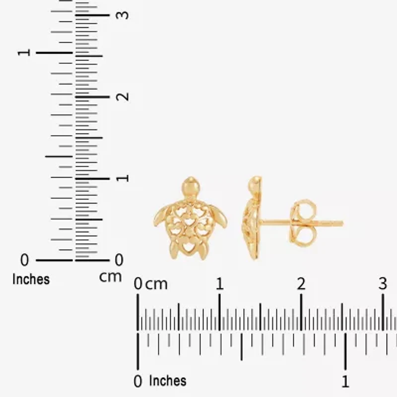 Limited Quantities! 14K Gold 11.3mm Stud Earrings