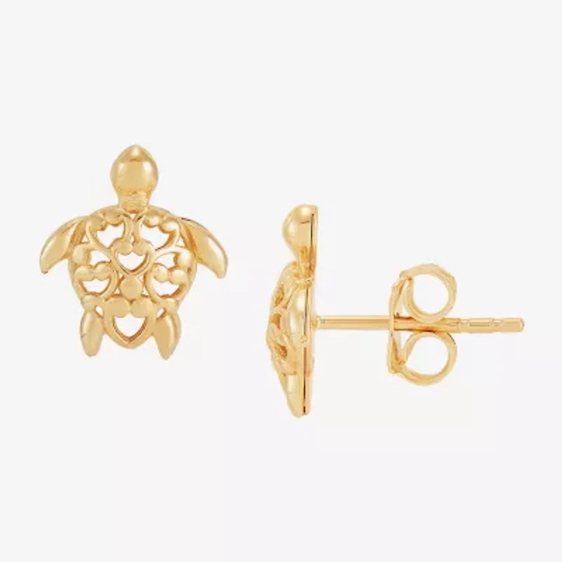 Limited Quantities! 14K Gold 11.3mm Stud Earrings