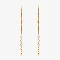 Limited Quantities! Womens 10K Gold Drop Earrings
