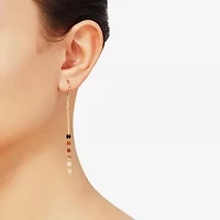 Limited Quantities! Womens 10K Gold Drop Earrings