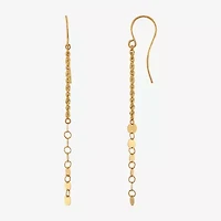 Limited Quantities! Womens 10K Gold Drop Earrings