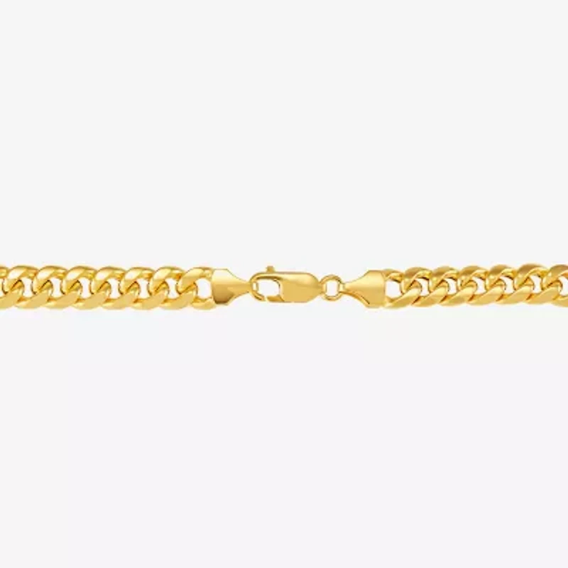 Limited Quantities! Mens 10K Gold 9 1/2 Inch Hollow Cuban Chain Bracelet