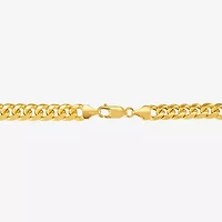 Limited Quantities! Mens 10K Gold 9 1/2 Inch Hollow Cuban Chain Bracelet