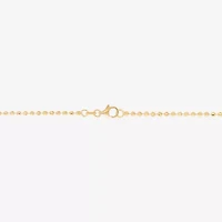 Limited Quantities! Womens 14K Gold 7 Inch Solid Bead Chain Bracelet