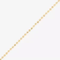Limited Quantities! Womens 14K Gold 7 Inch Solid Bead Chain Bracelet