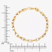 Limited Quantities! Mens 14K Gold 8 1/4 Inch Hollow Mariner Chain Bracelet