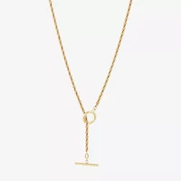 Limited Quantities! Womens 14K Gold 17 / Inch Y Necklace
