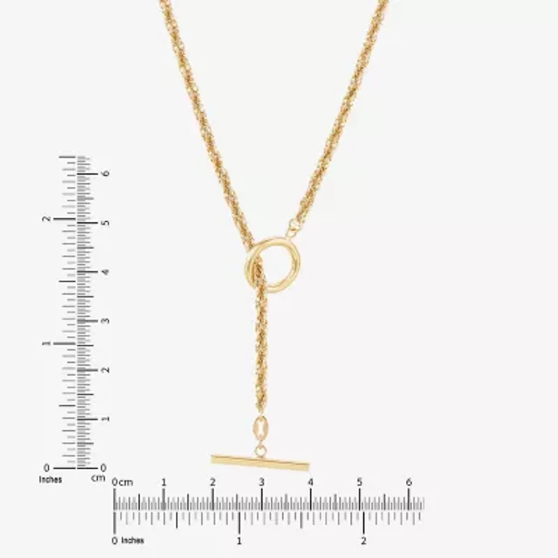 Limited Quantities! Womens 14K Gold 17 / Inch Y Necklace