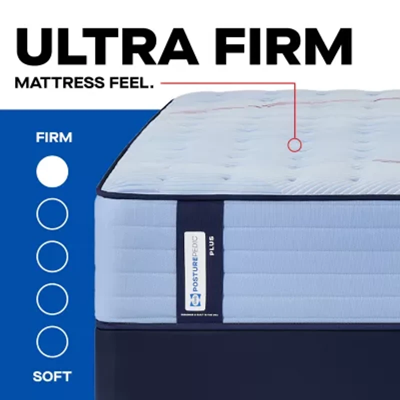 Sealy Posturepedic Indy 13" Ultra Firm Tight Top - Mattress + Box Spring