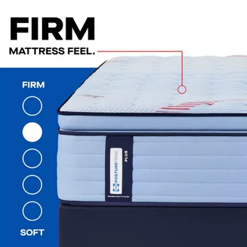 Sealy Posturepedic Indy 15" Firm Pillow Top - Mattress + Box Spring