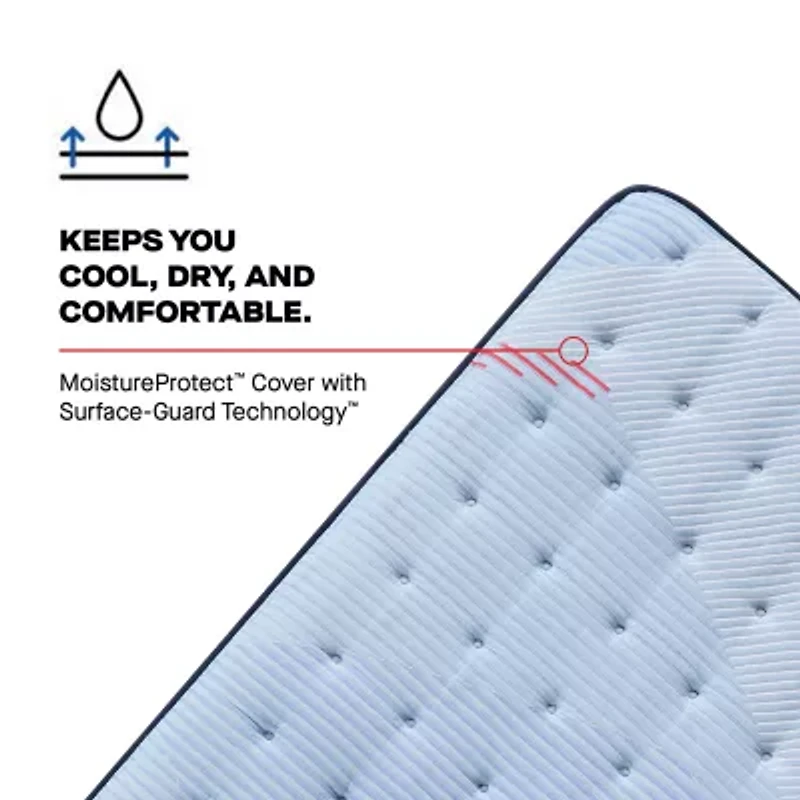 Sealy Posturepedic Indy 15" Medium Pillow Top - Mattress + Box Spring