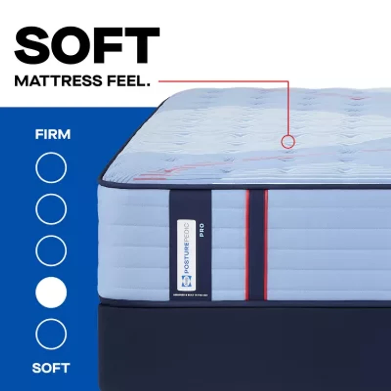 Sealy Posturepedic Fairholt 14" Plush Tight Top - Mattress + Box Spring