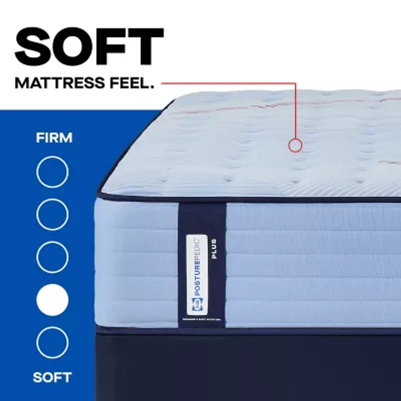 Sealy Posturepedic Indy 13" Plush Tight Top - Mattress + Box Spring
