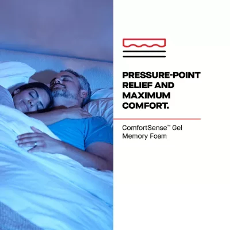 Sealy Posturepedic Indy 13" Hybrid Medium Tight Top - Mattress + Box Spring