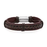 Mens Stainless Steel Strand Bracelet