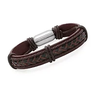 Mens Stainless Steel Strand Bracelet