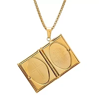Mens Stainless Steel Hypoallergenic 24 Inch Rope Chain Necklace