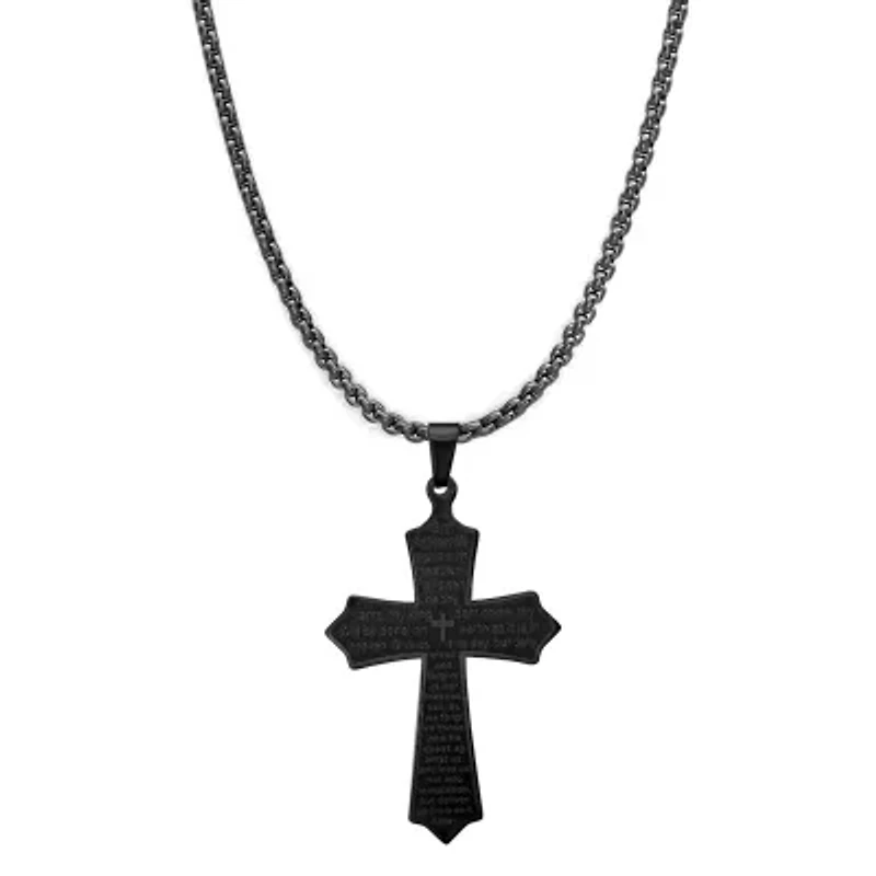 Mens Stainless Steel Hypoallergenic Inch Pendant Necklace